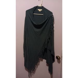 Navy Blue Asymmetrical Sweater